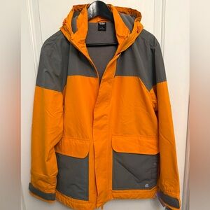 Fielder by Bonobos NWT Orange and Gray Fully Lined Hooded Utility Jacket